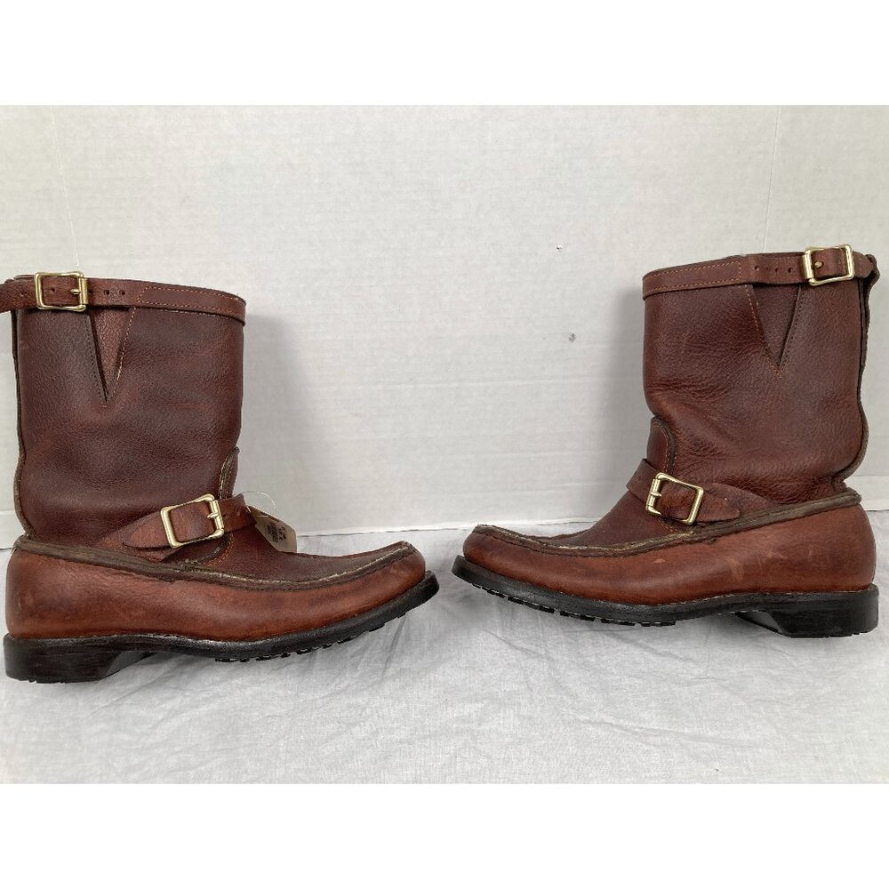 $740 Gokey Shearling The Classic Boots! Size 9 D Mahogany Reddish Brown USA Made